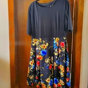 Fit and flare womens dress 2XL
